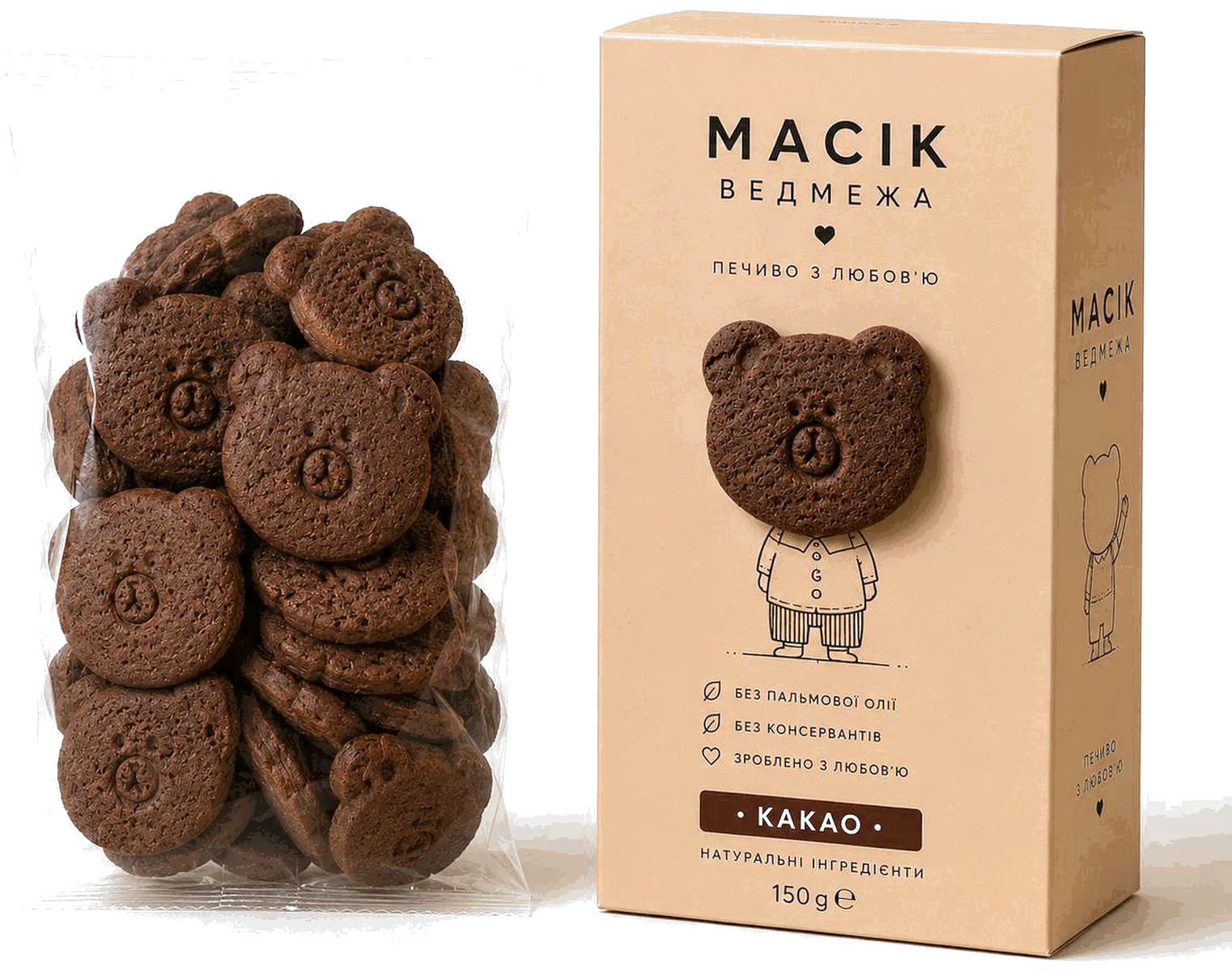 Масік Ведмежа какао — концепт упаковки «Додому»